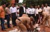 Mangaluru : DK administration destroys 18 kg seized ganja